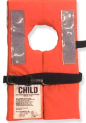 Seahorse LP-2C child fabric covered life jacket from Taylortec