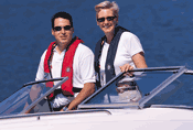 MD3032 AirForce automatic inflatable life jacket with harness brought to you by Mustang Survival.