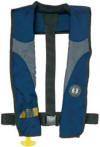 MD3081 Manual Inflatable PFD by Mustang Survival in navy blue and carbon silver