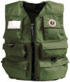 MIV-10 inflatable fishermans life vest from Mustang Survival