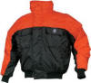 MJ6214 classic flotation bomber jacket brought to you by Mustang Survival in orange and black