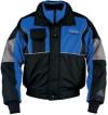 MJ6264 cobalt blue Ice Rider mens deluxe bomber jacket brought to you by Mustang Survival.