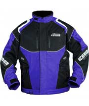 MJ6275 Ice Rider Flotation Jacket in cobalt blue black