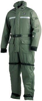 MS195 FR Flame Resistant Anti-Exposure Coverall by Mustang Survival in olive green