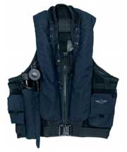 MSV971 law enforcement aircrew integrated survival vest pfd blue