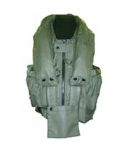 MSV973 fast jet aircrew integrated survival vest pfd sage green