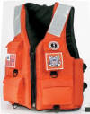 MV3128 34 USCG Auxiliary 50 mph rated four pocket flotation vest from Mustang Survival