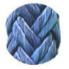 Single braid polyester with blue Maxijacket coating from www.machovec.com