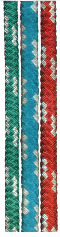 Yacht Braid Brite will resist bleed and fade and is easy to splice