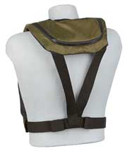 A/M-33 all clear automatic manual inflatable back olive green