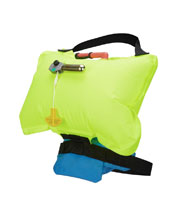 MD3070 minimal manual inflatable Belt Pack PFD inflated