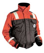 MJ6214 Classic Flotation Bomber Jacket orange blacke replaces Stearns I077