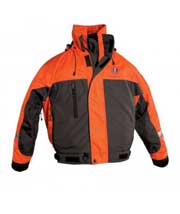 MJ6224 Integrity Flotation Bomber Jacket orange carbon silver