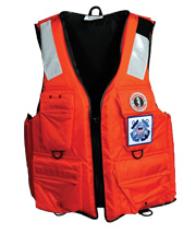 MV3128 34 USCG AUX 4 Pocket Industrial Vest