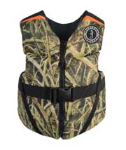 MV3565 rev child vest mossy oak camo